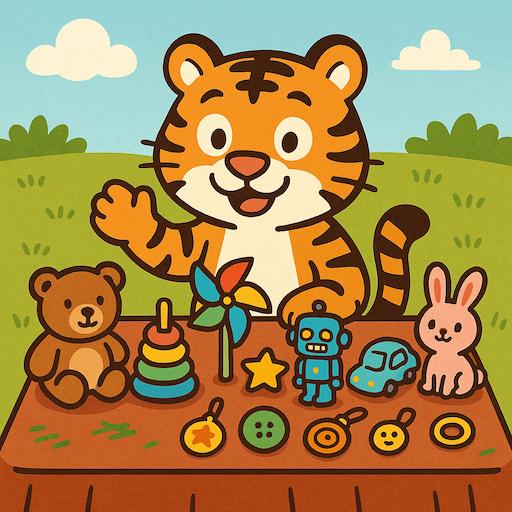 A tiger selling special items